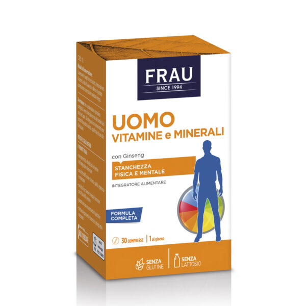 UOMO VITAMINE E MINERALI